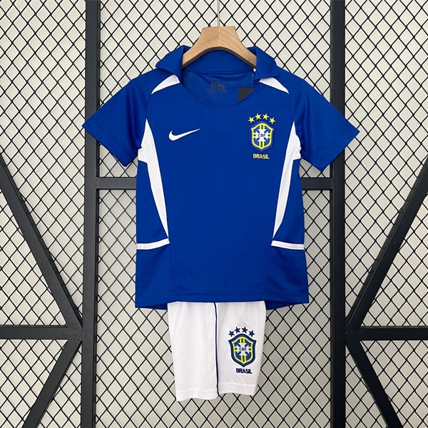 Camiseta Brasil Segunda Niño Retro 2002